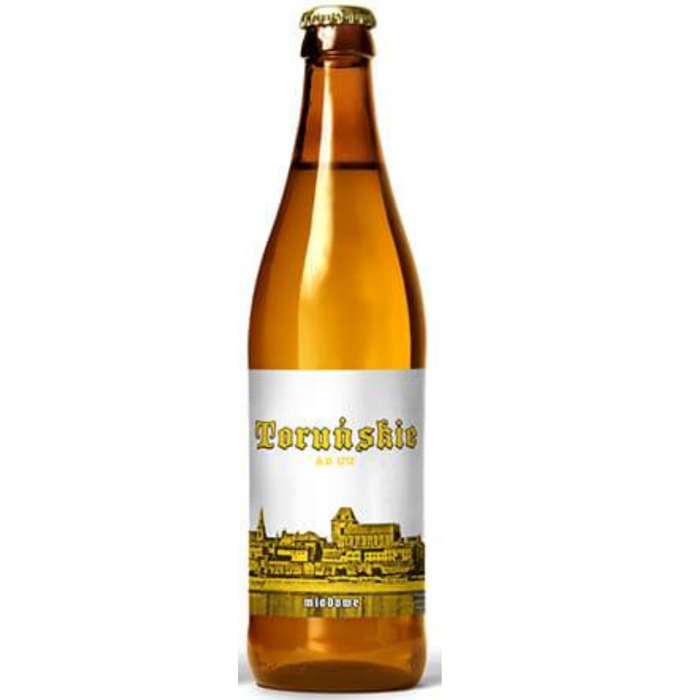 Piwo Toruńskie Miodowe 5,5% 500 ml