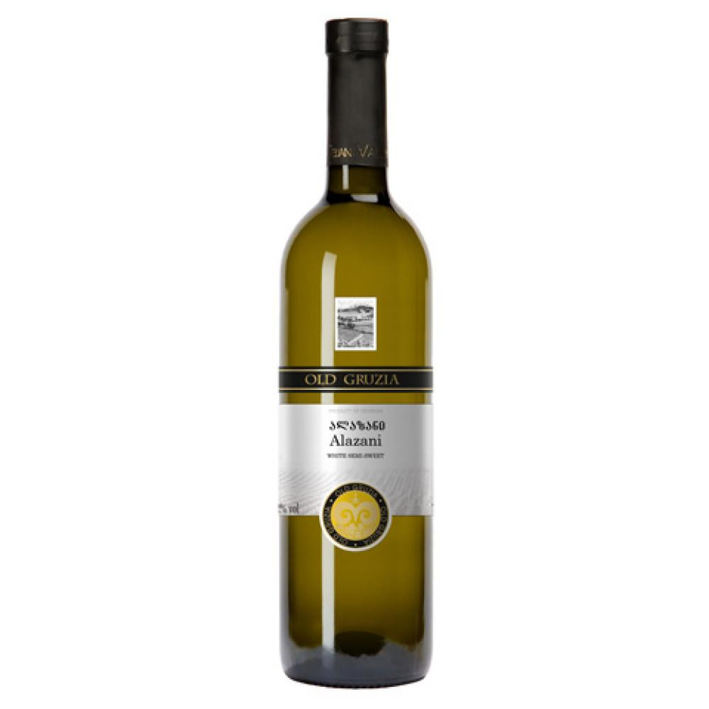 Wino Alazani 12% białe półsłodkie 750 ml