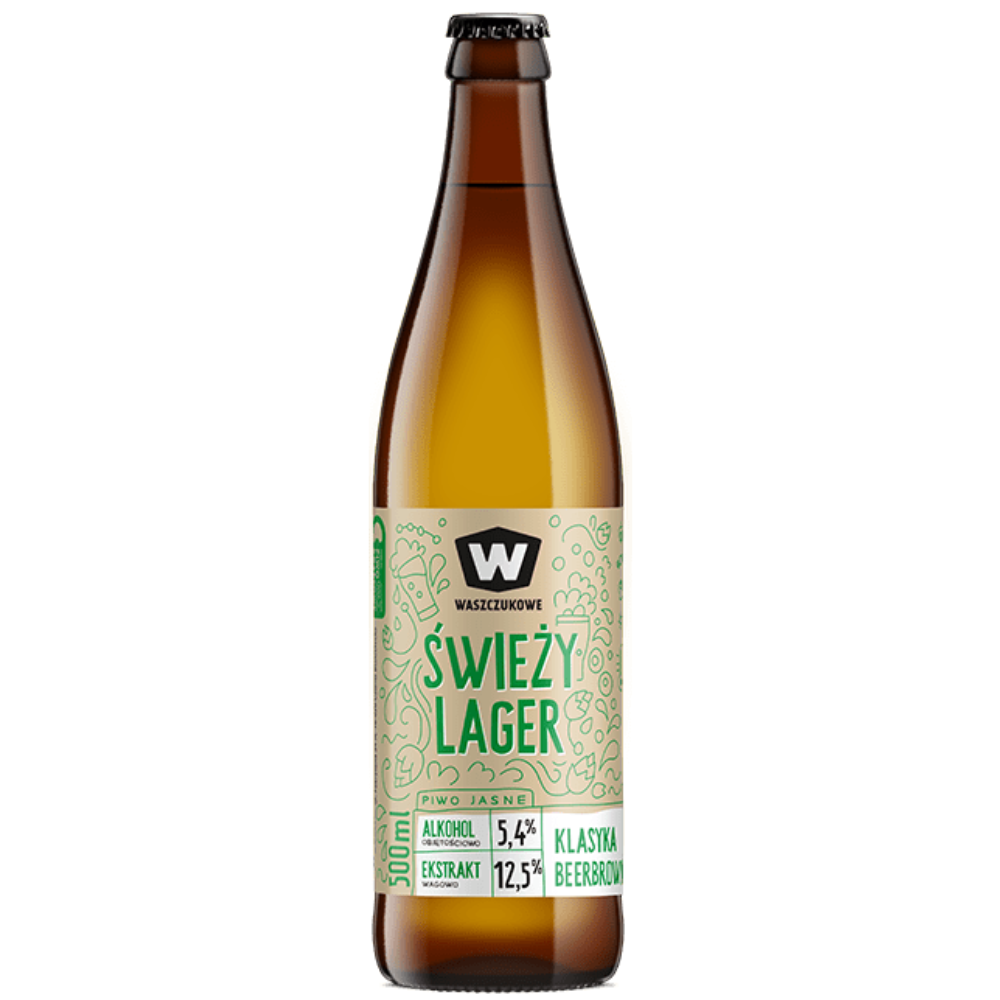 Piwo Waszczukowe Świeży Lager 5,4% 500 ml