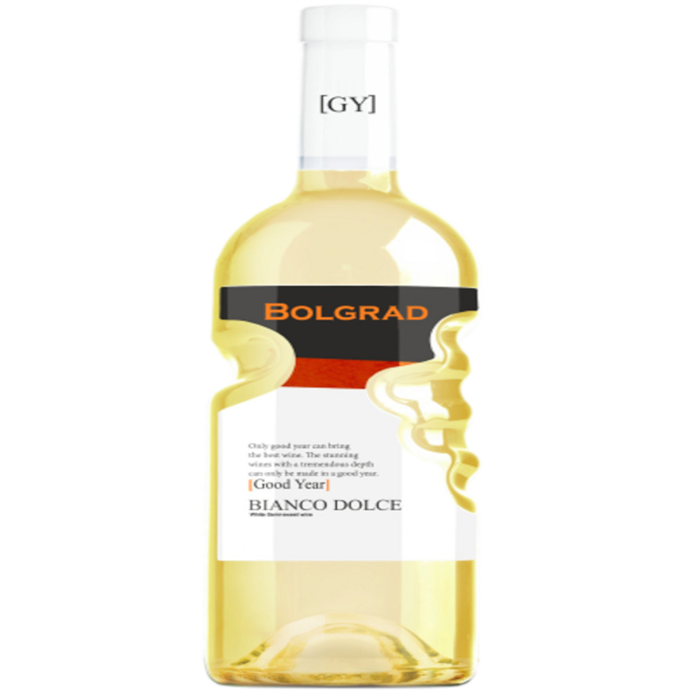 Wino Bolgrad Bianco Dolce 10% białe pósłodkie 750 ml