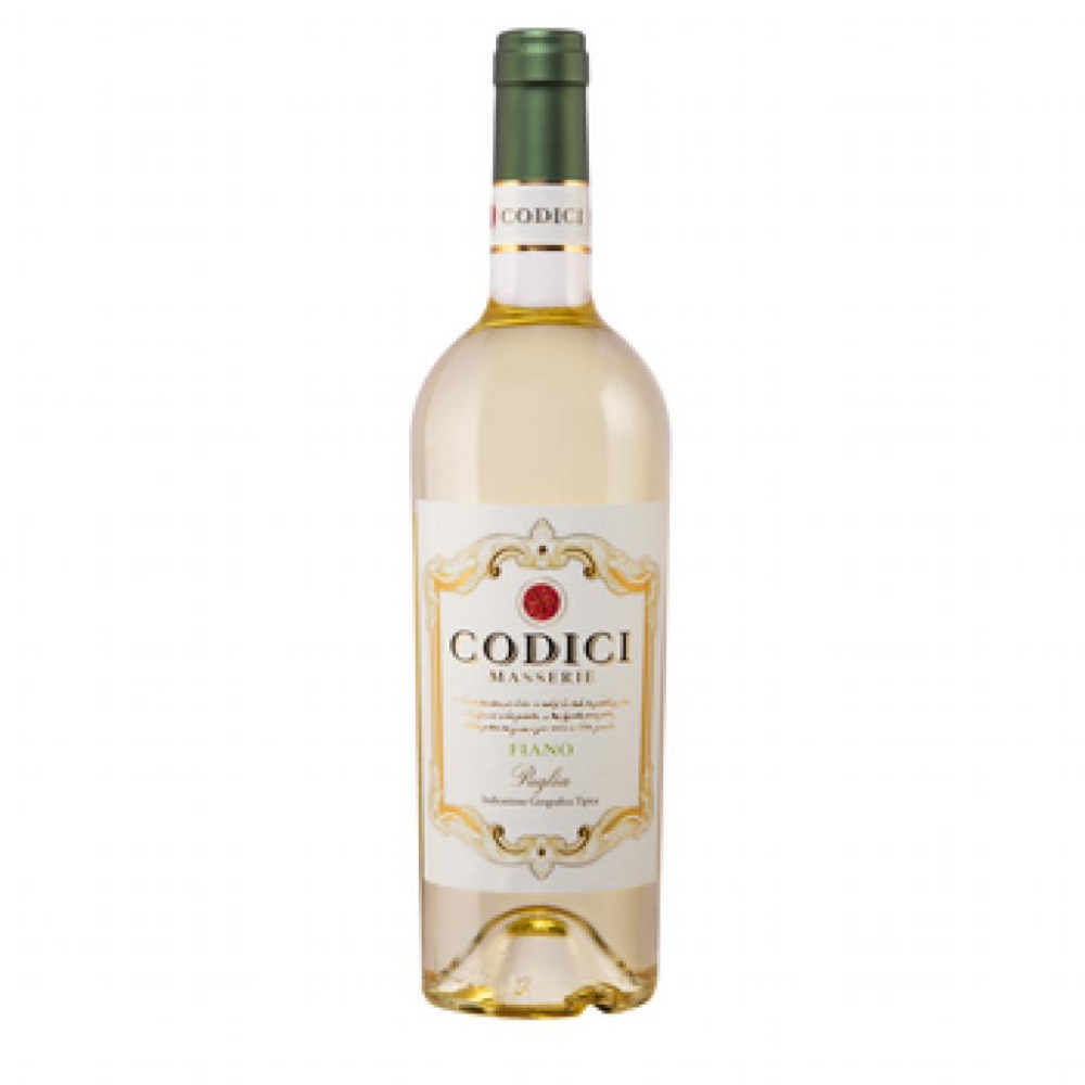 Wino Codici Fiano 12,5% białe wytrawne 750 ml