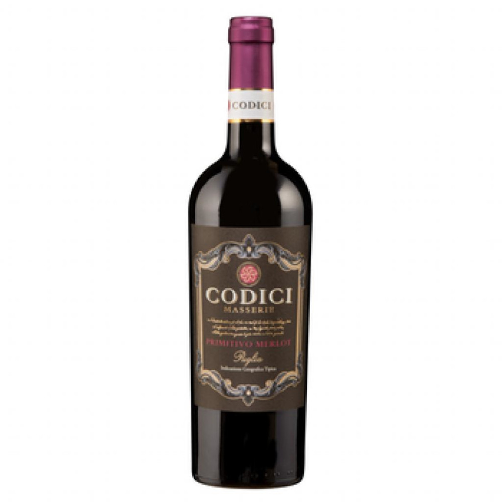 Wino Codici Puglia 12,5% czerwone wytrawne 750 ml