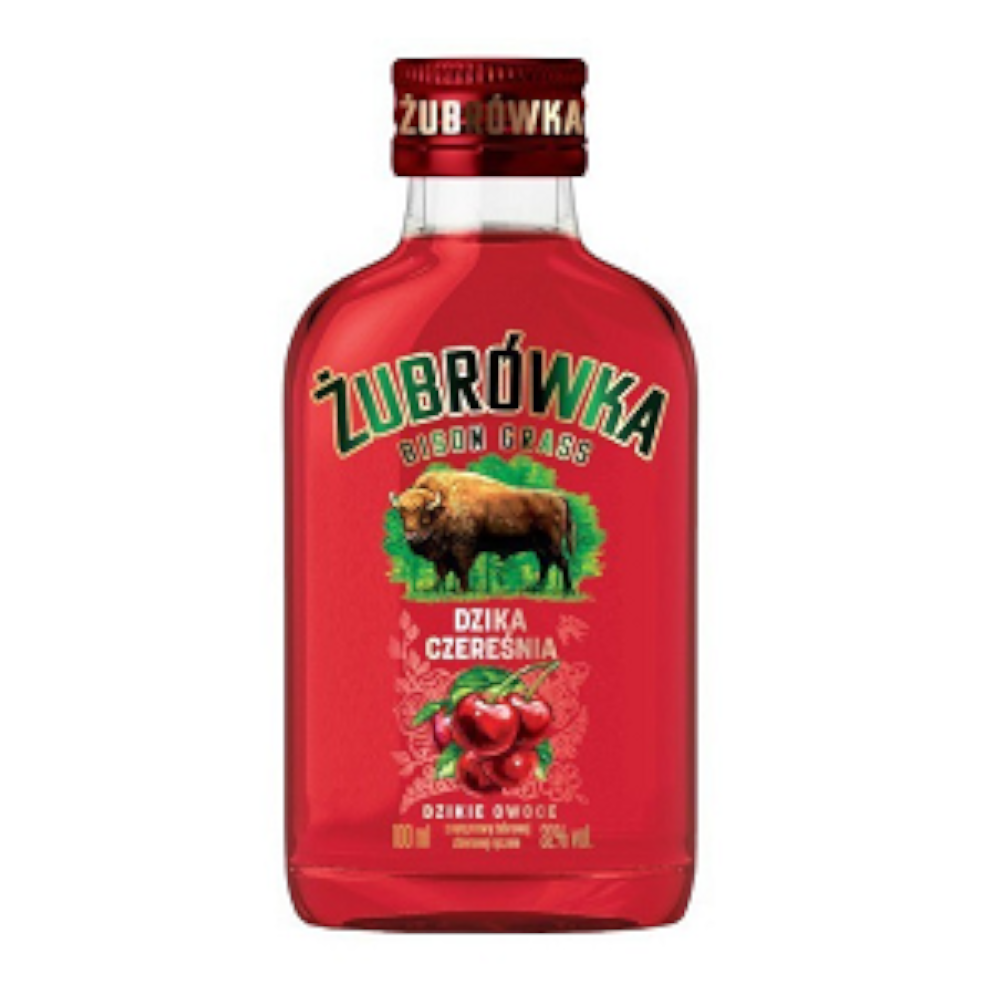 Wódka Żubrówka Dzika czereśnia 32% 100 ml