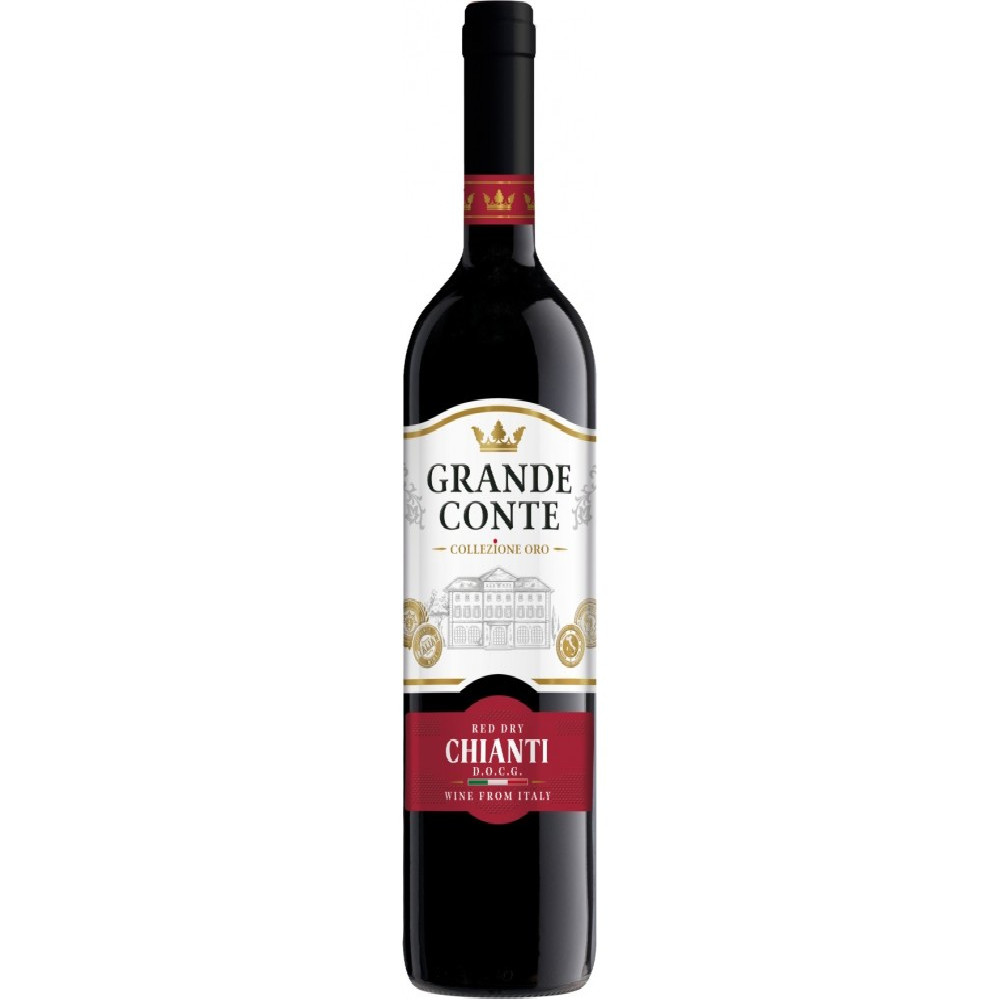 Wino Grande Conte Chianti 12,5% czerwone wytrawne 750 ml