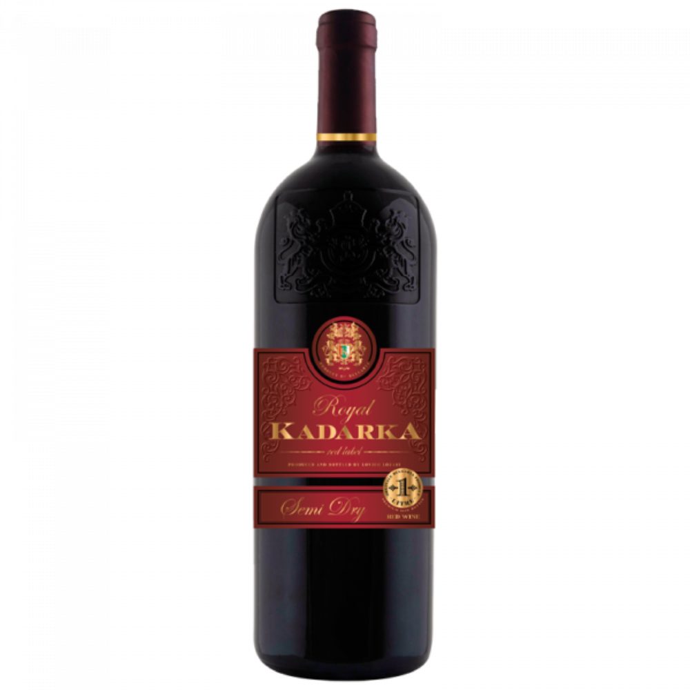 Wino Kadarka Royal 10,5% czerwone półwytrawne 1000 ml