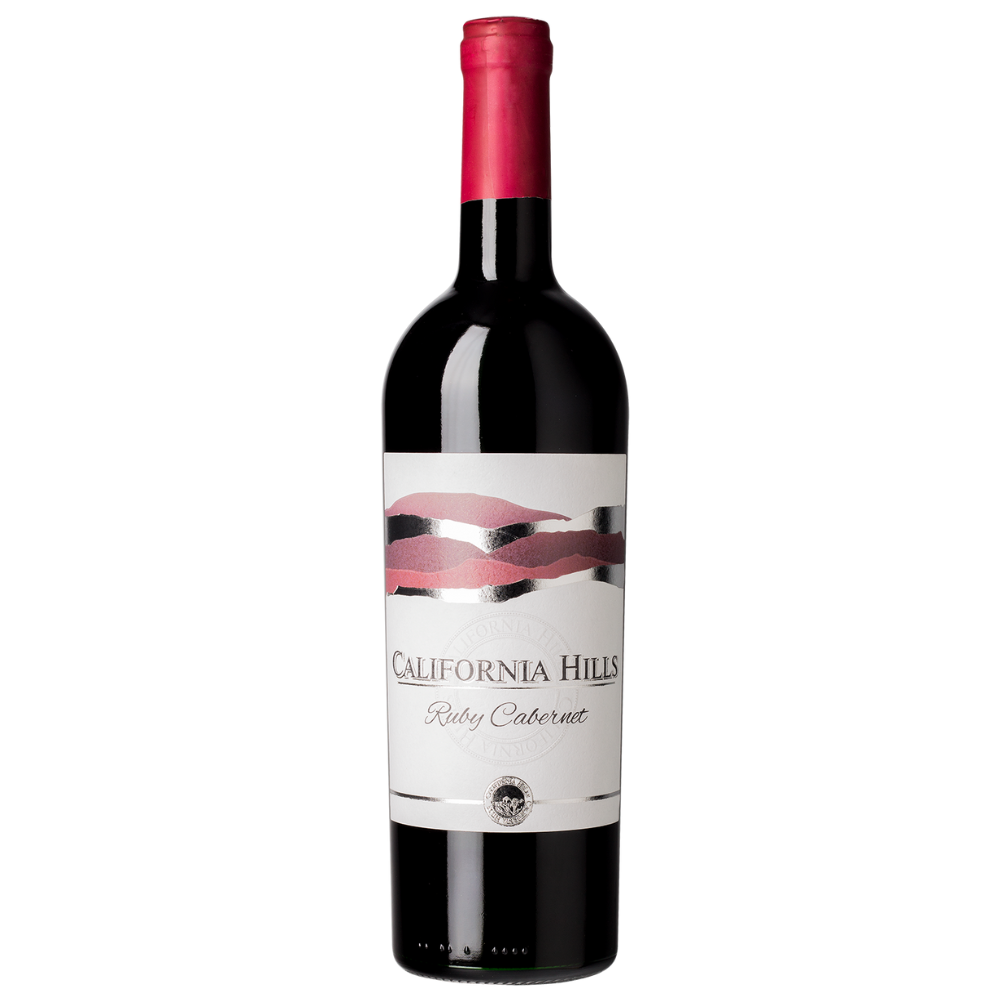 Wino California Hills Ruby Cabernet 12,5% czerwone półwytrwane 750 ml