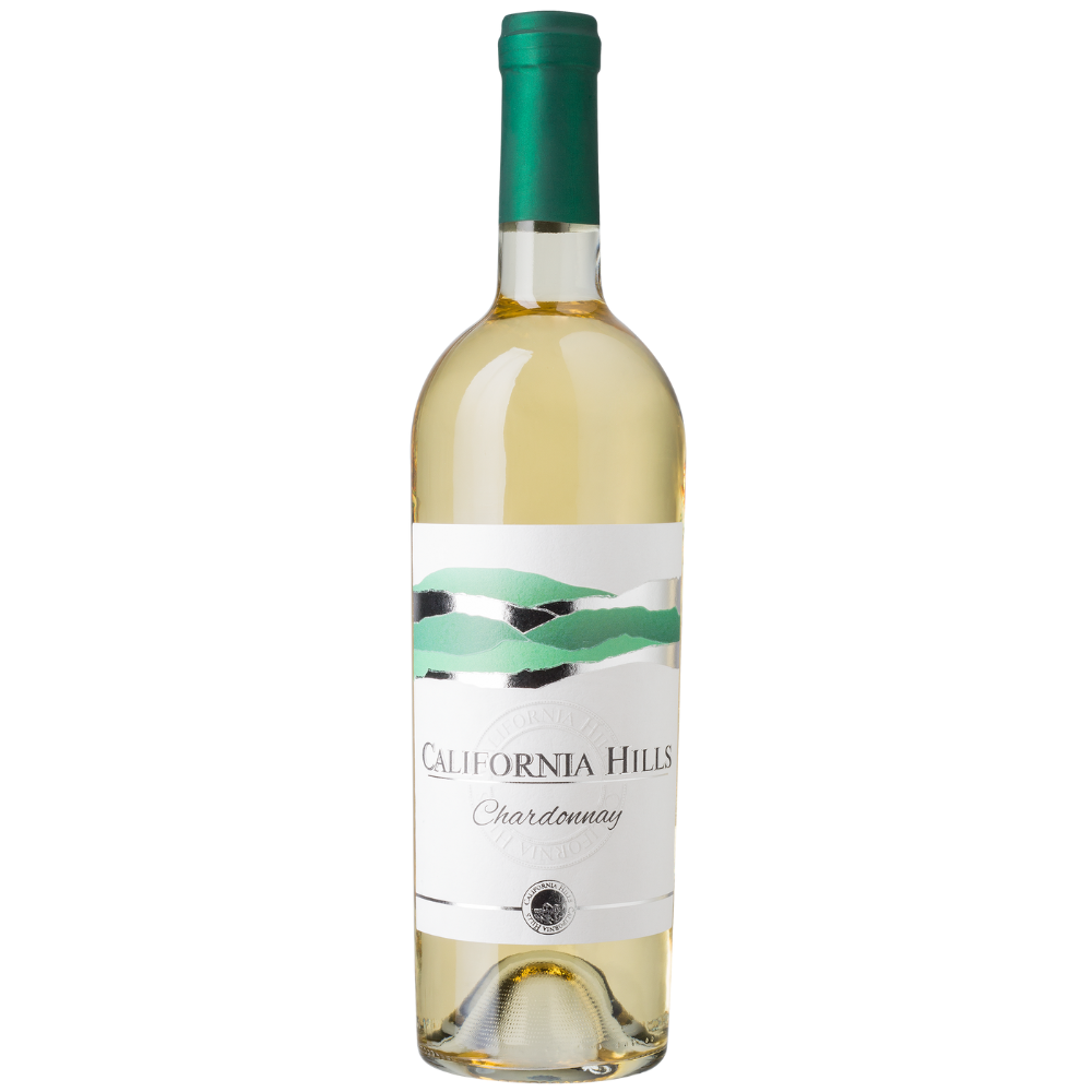 Wino California Hills Chardonnay 12% białe półwytrawne 750 ml