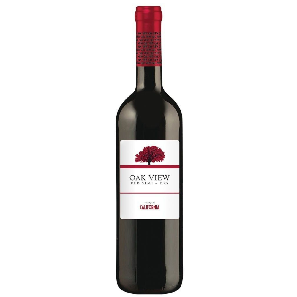 Wino Oak View 12,5% czerwone półwytrawne 750 ml