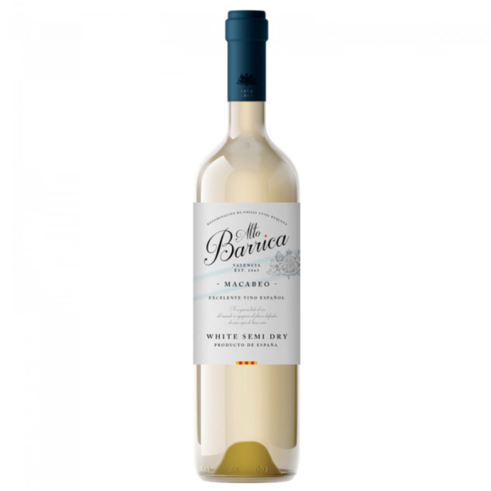 Wino Alto Barrica 11,5% białe półwytrawne 750 ml