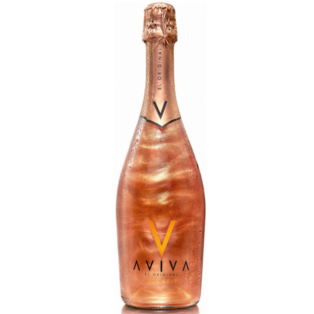 Wino Musujące Aviva Pink Gold 5,5% białe słodkie 750 ml