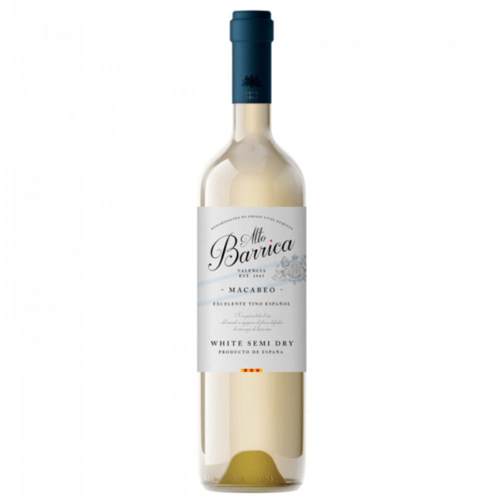 Wino Alto Barrica 11,5% białe półwytrawne 750 ml