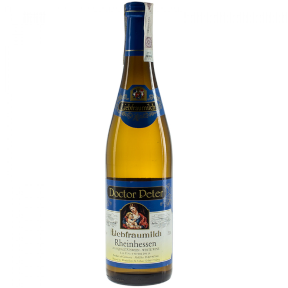 Wino Liebfraumilch Doctor Peter 9,5% białe półsłodkie 750 ml