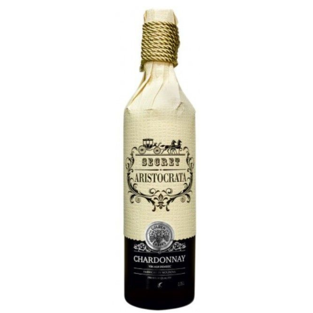 Wino Secret Aristocrata Chardonnay 11% białe półwytrawne 750 ml
