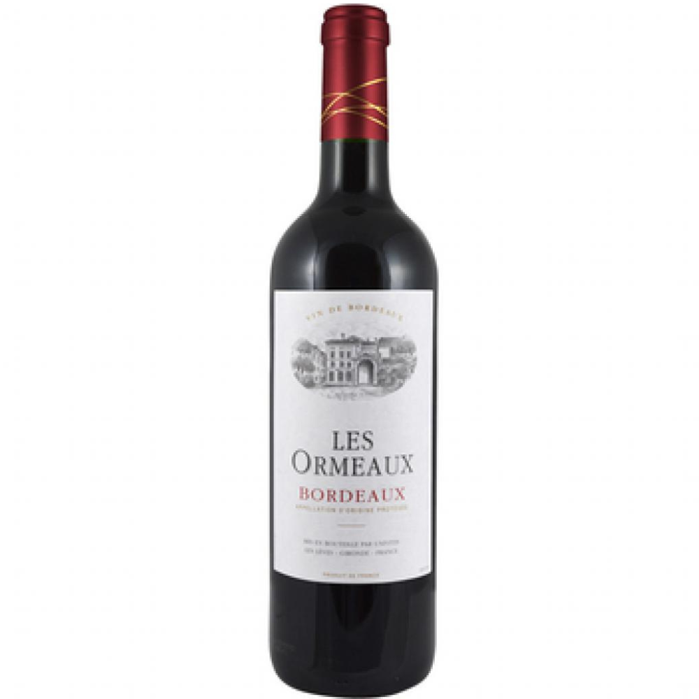 Wino Bordeaux Les Ormeaux 12,5% czerwone wytrawne 750 ml