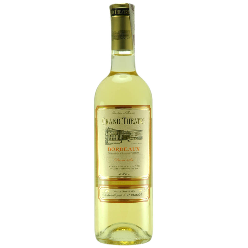 Wino Bordeaux Grand Theatre 11,5% białe półwytrawne 750 ml