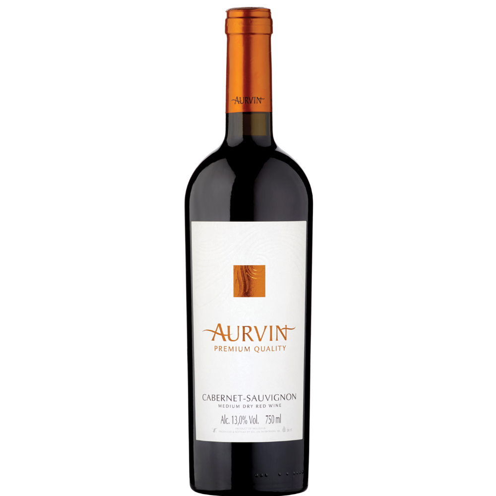Wino Aurvin Cabernet Sauvignon 12,5% czerwone półwytrawne 750 ml