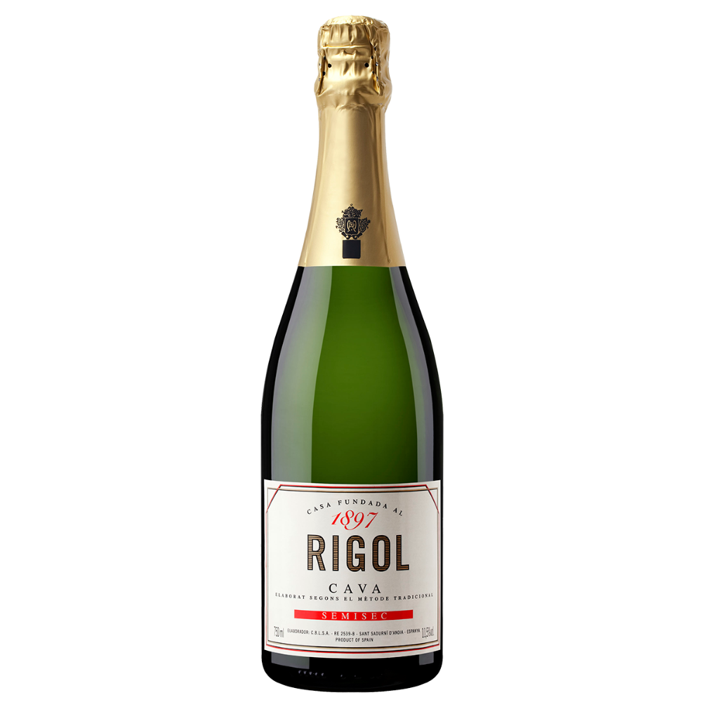 Wino Musujące Cava Rigol 11,5% białe półsłodkie 750 ml