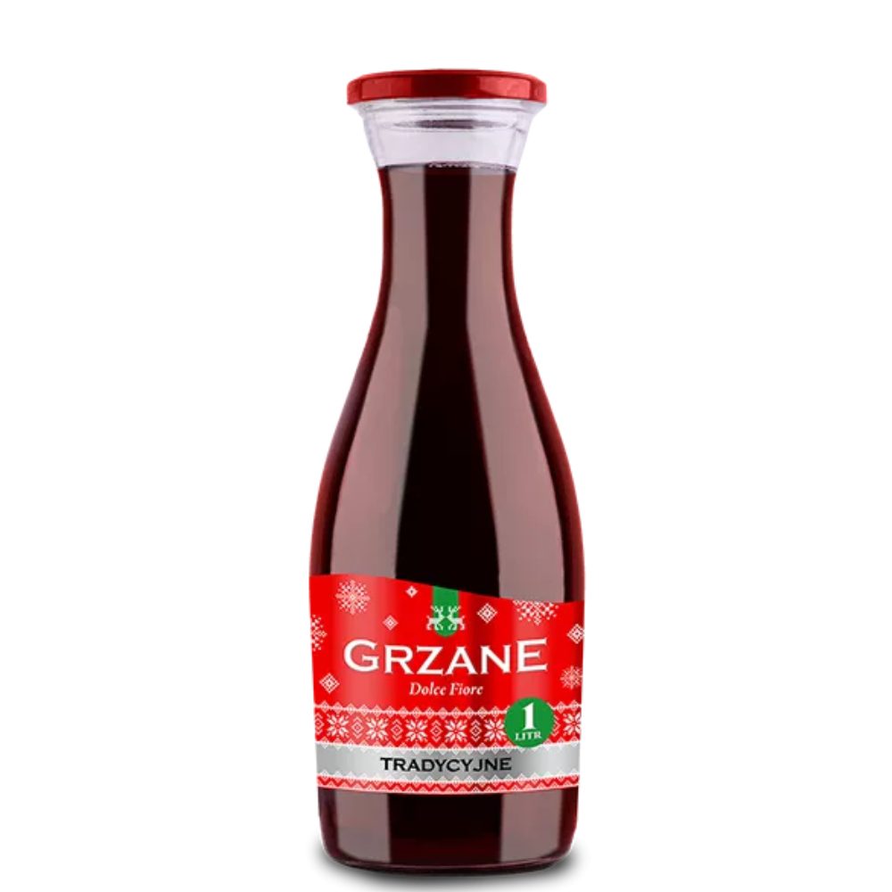 Wino Grzane Dolce Fiore 11,5% czerwone słodkie 1000 ml