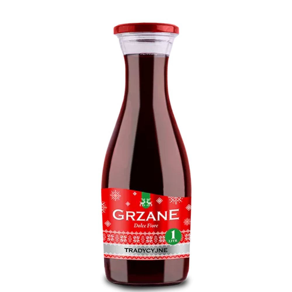 Wino Grzane Dolce Fiore 11,5% czerwone słodkie 1000 ml