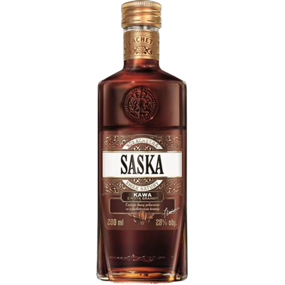 Saska Kawa z Nutą Brandy 28% 200 ml