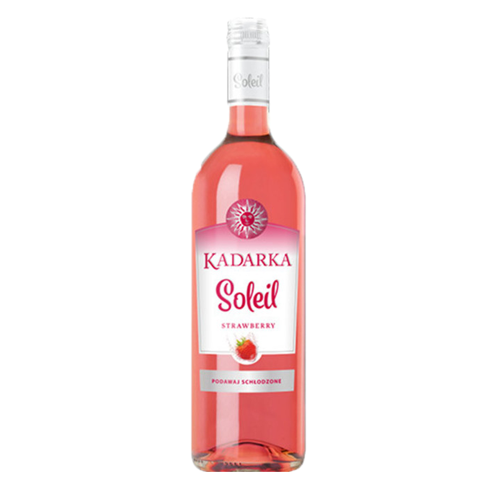Wino Kadarka Soleil Strawberry 10% różowe słodkie 750 ml