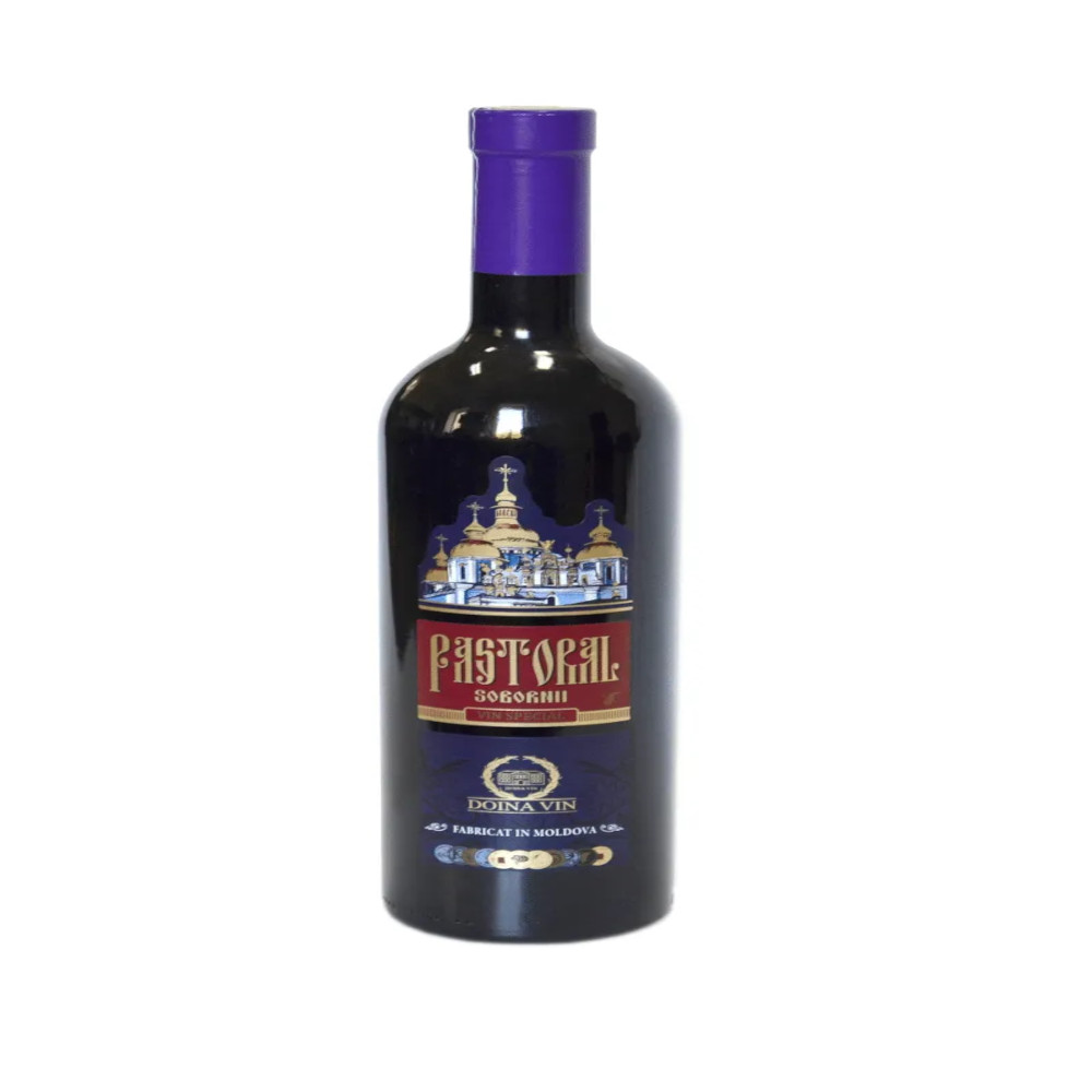 Wino Pastoral Comrata Mołdawia 15% czerwone słodkie 750 ml