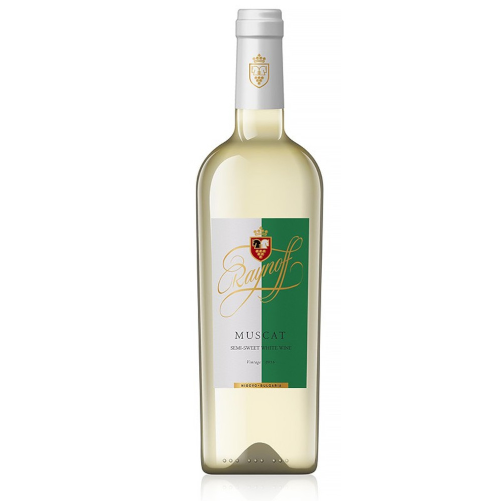 Wino Raynoff Muskat 12% białe półsłodkie 750 ml