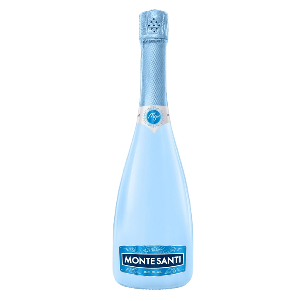 Wino musujące Monte Santi Ice Blue 10% białe półsłodkie 750 ml