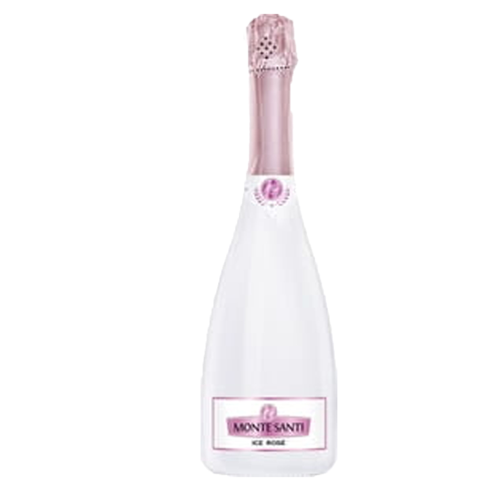 Wino musujące Monte Santi Ice Rose 10% różowe półsłodkie 750 ml