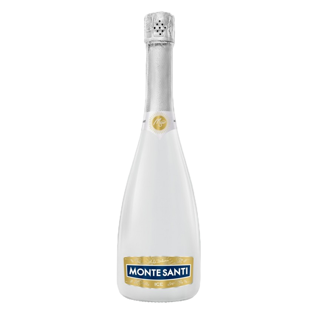 Wino musujące Monte Santi Ice 10% musujące białe półsłodkie 750 ml