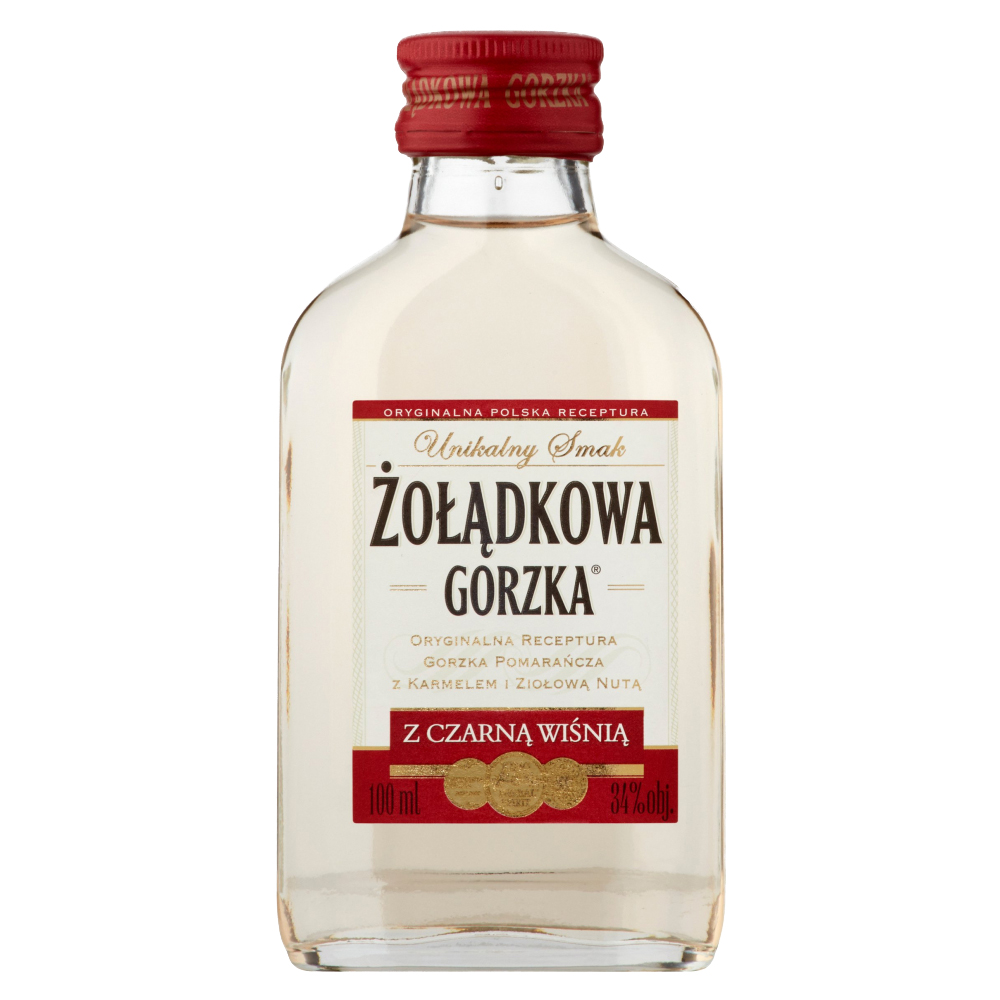 Żołądkowa Gorzka z Czarną Wiśnią 34% 100 ml