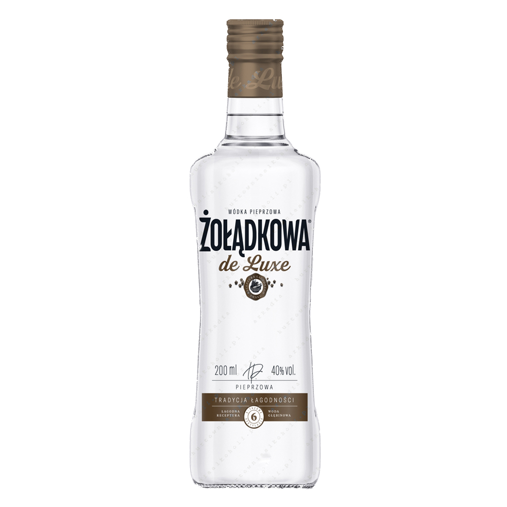 Wódka Czysta Żołądkowa de Luxe z Pieprzem 37,5% 200 ml