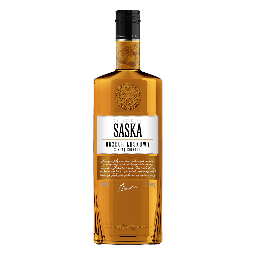 Saska Orzech Laskowy z Nutą Karmelu 30% 500 ml