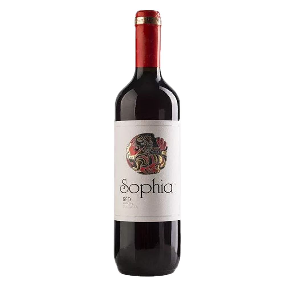 Wino Sophia 11% czerwone półwytrawne 750 ml