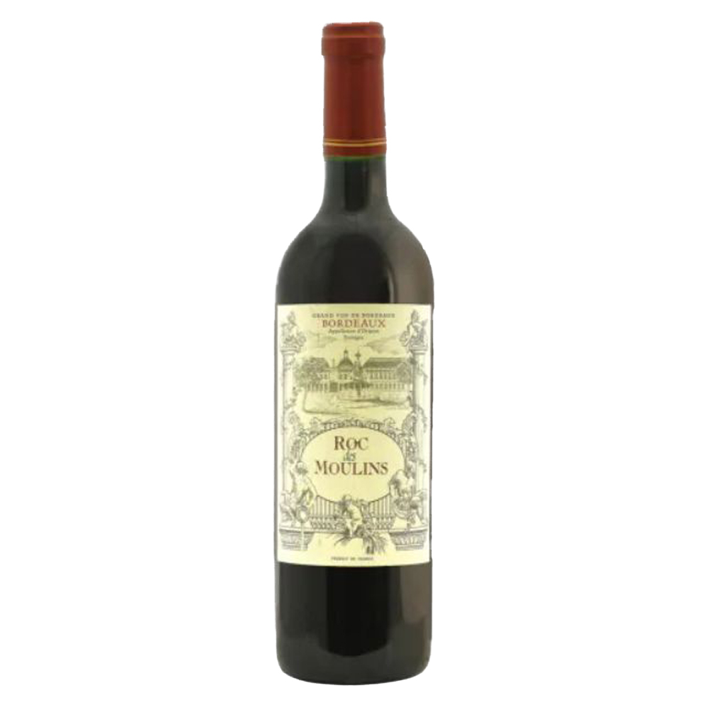 Wino Bordeaux Roc Moulines 12,5% czerwone wytrawne 750 ml