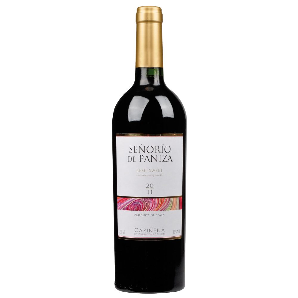 Wino Senorio de Paniza Tinto Semi Dulce 13% czerwone półsłodkie 750 ml