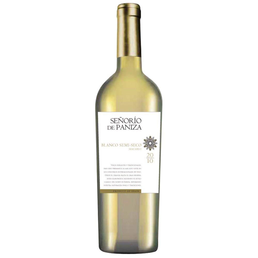 Wino Senorio de Paniza Blanco Semi Seco białe półwytrawne 750 ml