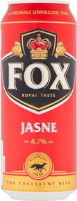 Piwo Fox Jasne 4,7% 500 ml puszka