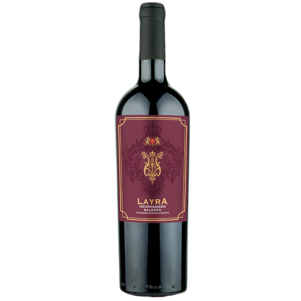 Wino Layra Negroamaro Salento 12,5% czerwone wytrawne 750 ml