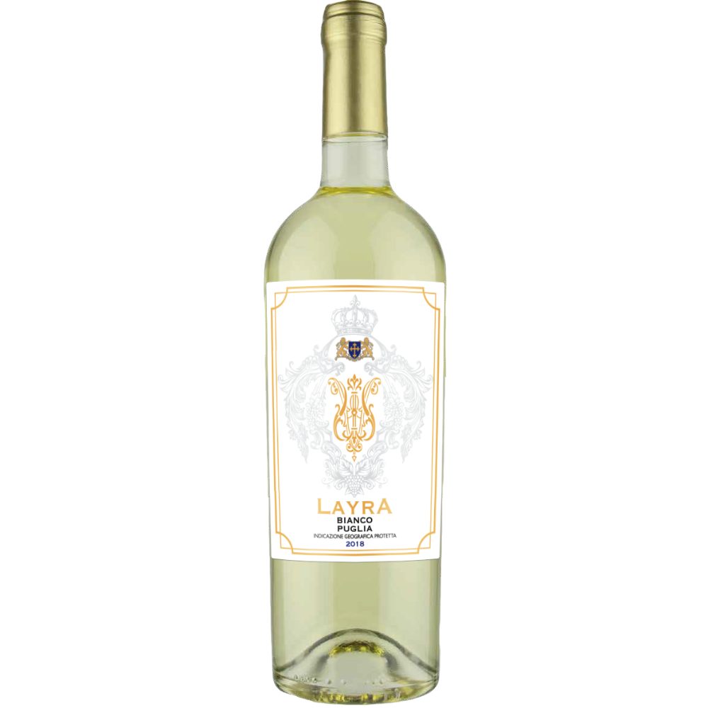 Wino Layra Bianco Puglia białe wytrawne 750 ml