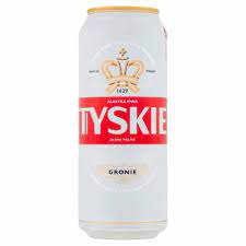 Piwo Tyskie Klasyczne 5%  8x 500 ml puszka