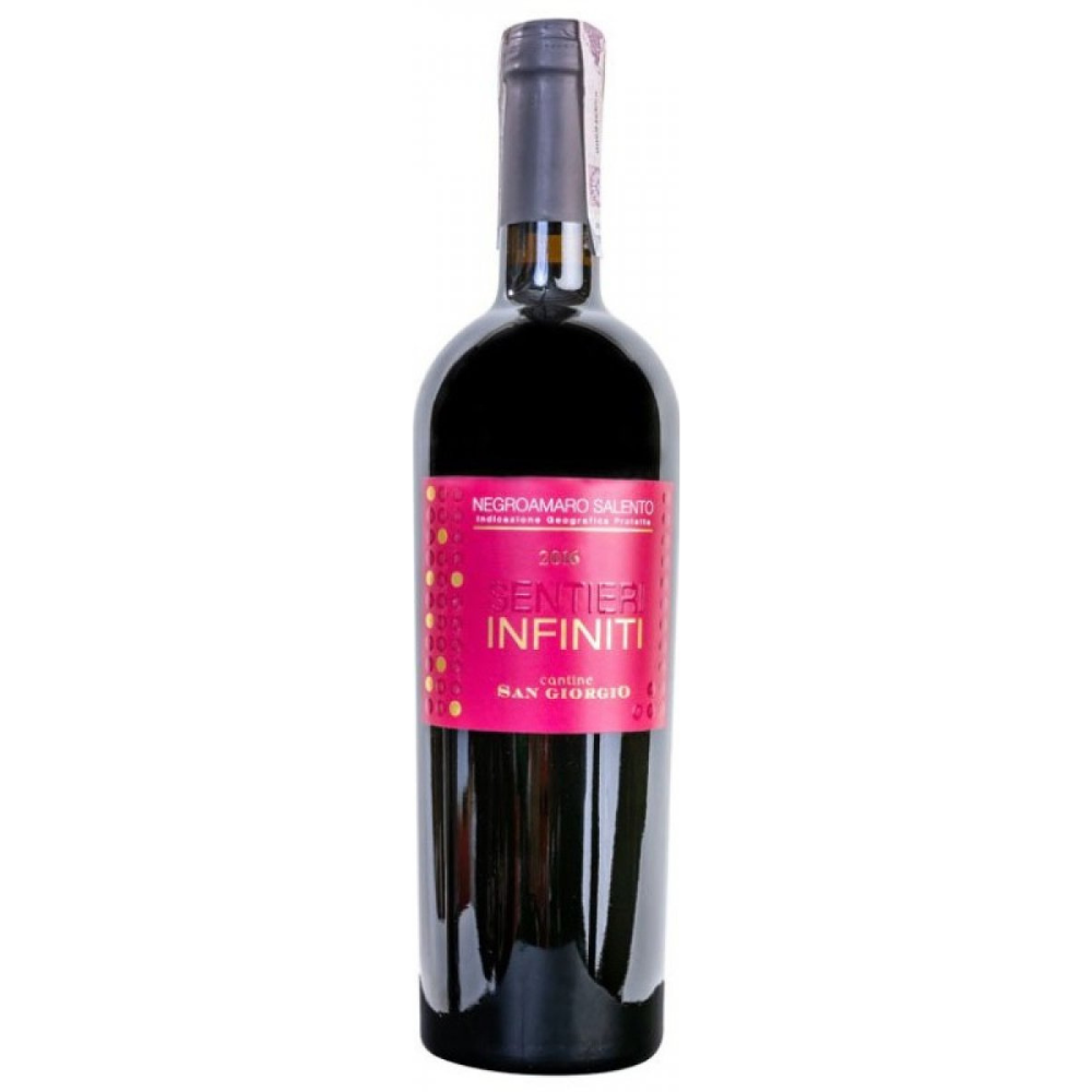 Wino Sentieri Infiniti Negroamaro 14% czerwone wytrawne 750 ml