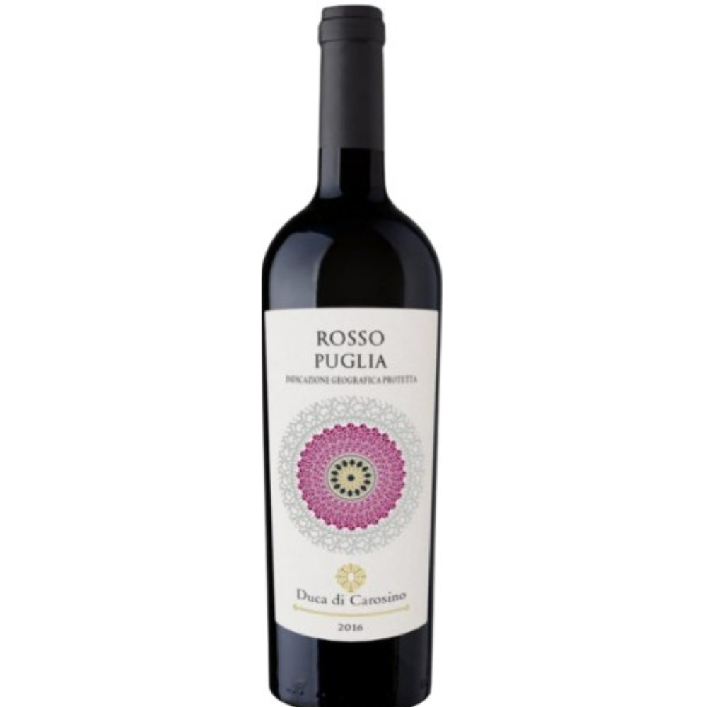 Wino Duca Di Carosino Rosso Puglia 12,7% czerwone wytrawne 750 ml