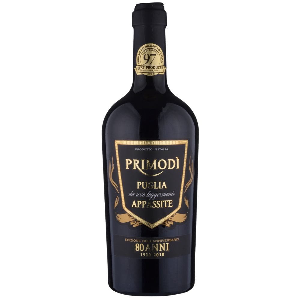 Wino Primodi Puglia Appassite 14,5% czerwone wytrawne 1000 ml