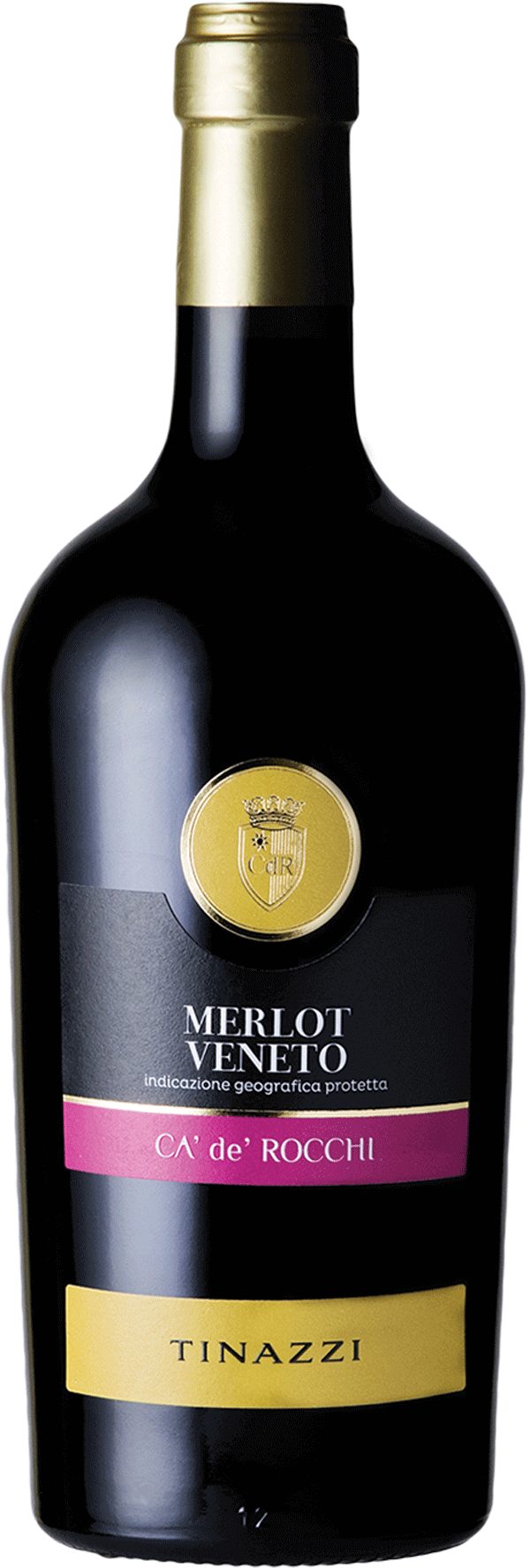 Wino Merlot Veneto Ca' De' Rocchi 13% czerwone wytrawne 750 ml
