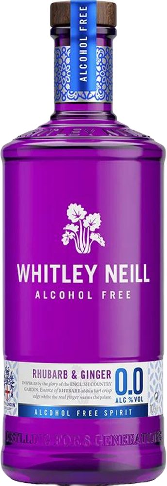 Gin WHITLEY NEILL Rhubarb & Ginger Alcohol Free 0% 700 ml