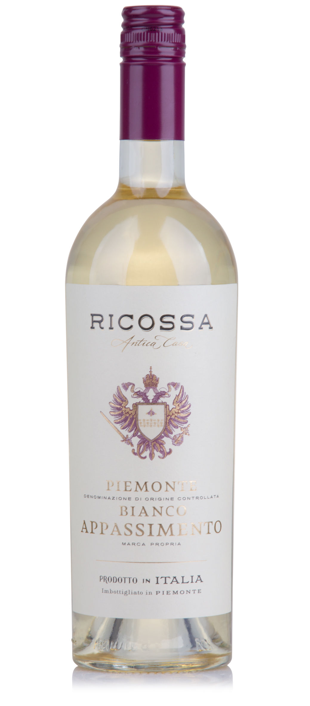 Wino Ricossa Piemonte Appassimento Bianco 12,5% białe wytrawne 750 ml