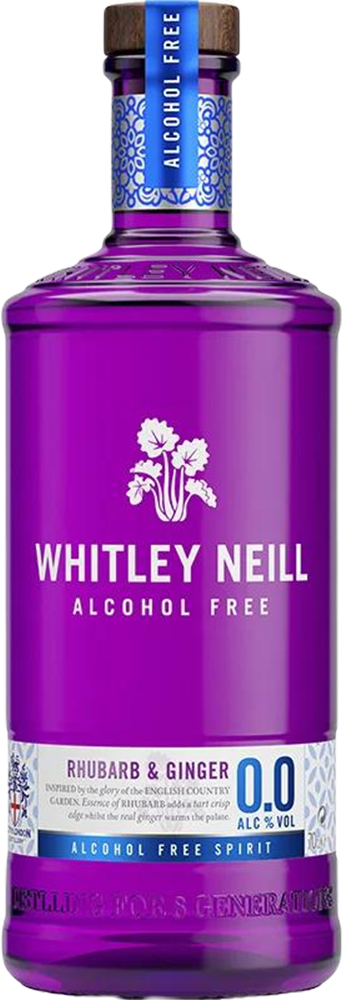 Gin WHITLEY NEILL Rhubarb & Ginger Alcohol Free 0% 700 ml