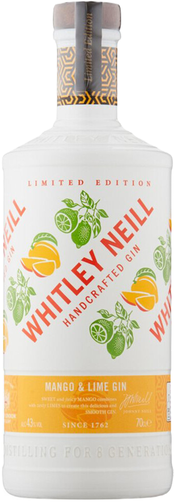 Gin Whitley Neill Mango & Lime 43% 700 ml