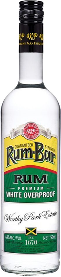 Rum Worthy Park Rum-Bar White Overproof 63% 700 ml